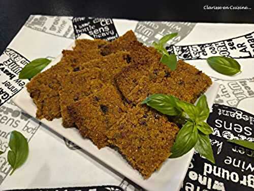 Crackers apéro antigaspi au pain dur