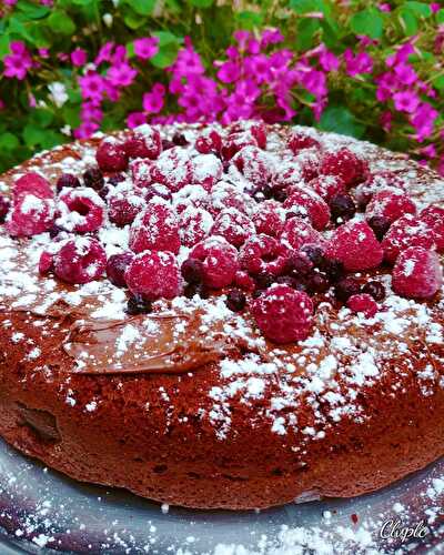 Gâteau au chocolat fruité