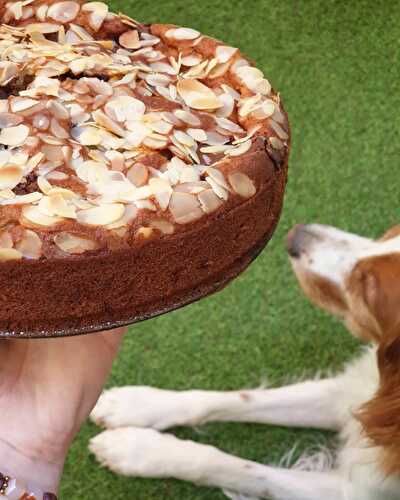 Gâteau bananes/ choco/ amandes