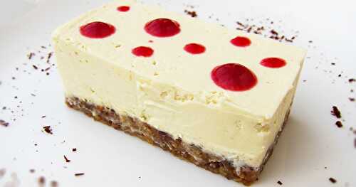 Cheesecake au chocolat blanc (sans cuisson !)