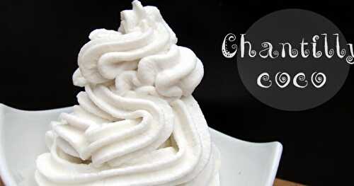 Crème chantilly végétale