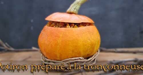 Potiron farci aux petits légumes
