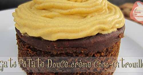 Relais de Gourmandises : Gâto de pôtate douce à la crème coco-citrouille