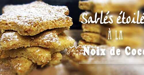 Sablés étoilés à la noix de coco