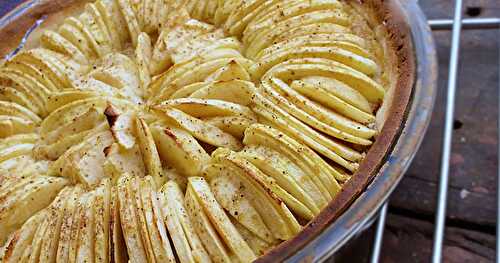 Tarte aux pommes sablée amande