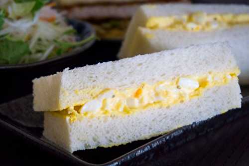 Sandwich japonais aux oeufs - Tamago Sando - Comme au Japon