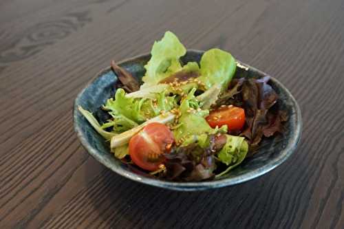 Sauce à salade sucrée salée au sésame - Comme au Japon