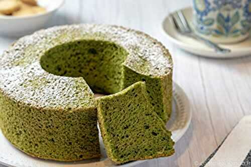 Chiffon Cake au Matcha