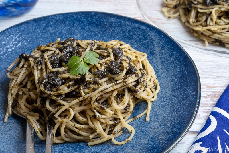 Pâtes aux Nori - 焼き海苔パスタ