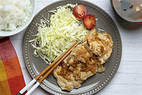 Porc au gingembre - Shogayaki - 豚の生姜焼き