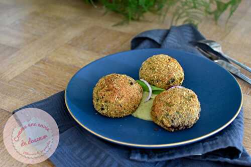 Arancini au riz noir ~ Farcis à la feta