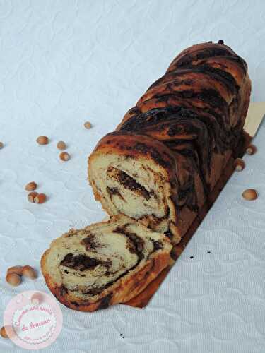 Babka chocolat noisette