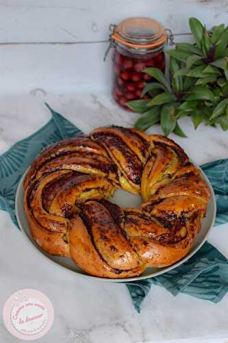 Babka gourmande ~ Pistache & cerise