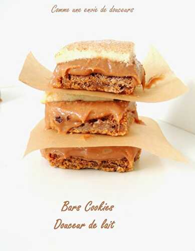 Bars cookies douceur de lait