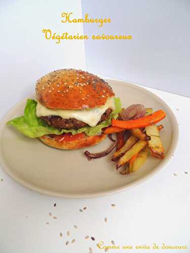 Buns & hamburger végétarien savoureux – Home made buns & veggie burger