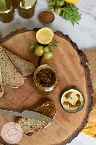 Confiture de tomate verte ~ Citron cardamome ou pain d’épice