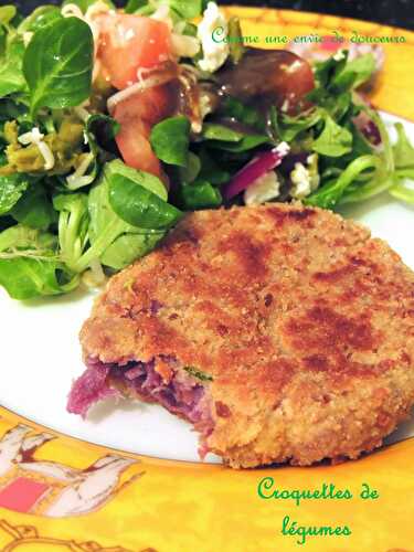 Croquettes de légumes – Veggie patties