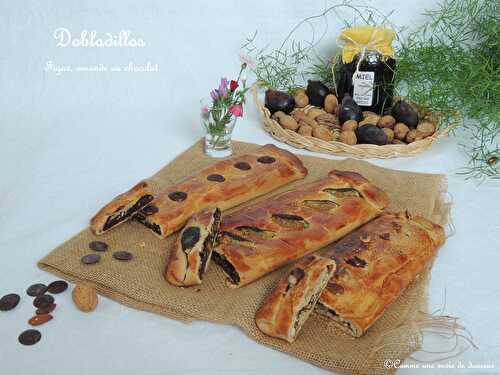 Dobladillos figue,amande ou chocolat – Dobladillos filled with fig, chocolate or almond