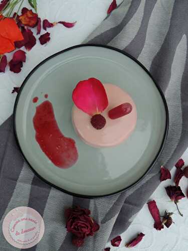 Entremets parfum d’Ispahan ~ Framboise, Litchi & Rose