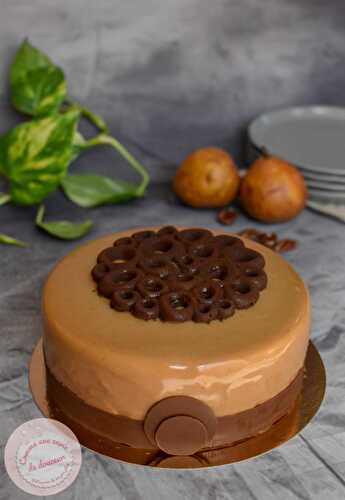 Entremets ~ Poire & noix de pécan