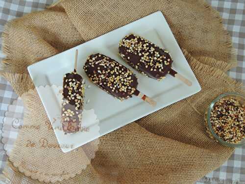 Esquimaux au chocolat ~ Chocolate popsicles