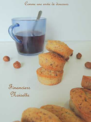 Financiers noisette – Halzelnut “financiers”