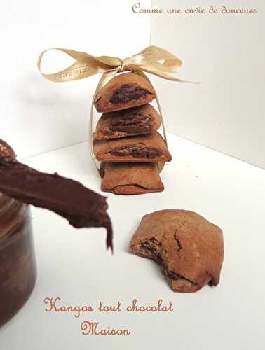 Kangos maison tout chocolat & Figolu / Biscuits filled with chocolate or fig