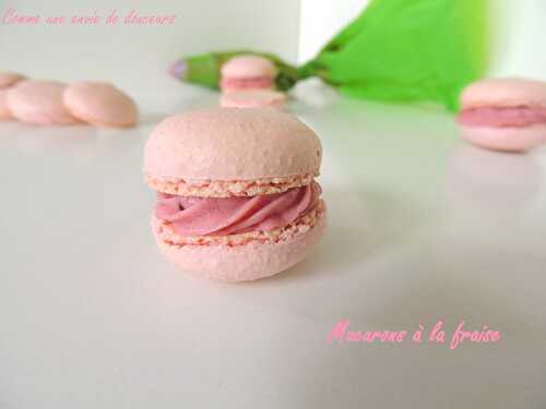 Macarons Fraise ou Coco Choco