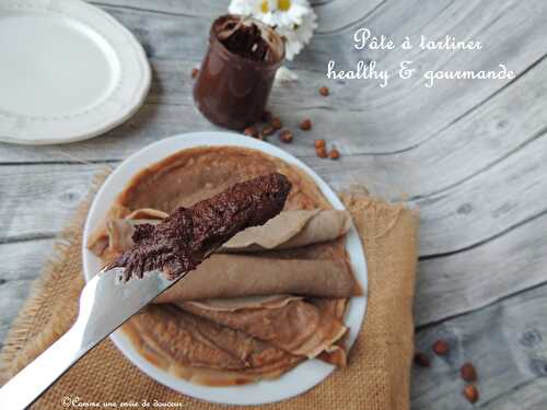 Pâte à tartiner & crêpes aux deux farines – Chocolate spread & two flours’crepes