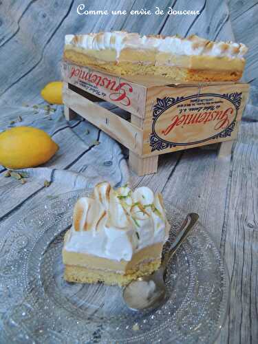 Tarte au citron & cardamome meringuée – Lemon & cardamom meringue pie
