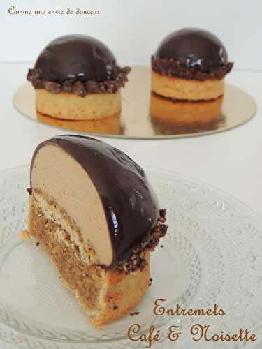 Tartelettes façon entremets Café & Noisette – Hazelnut & Coffee tartlets