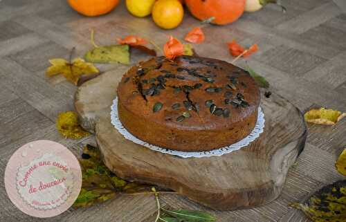 Gâteau au potimarron ~ Orange & cardamome