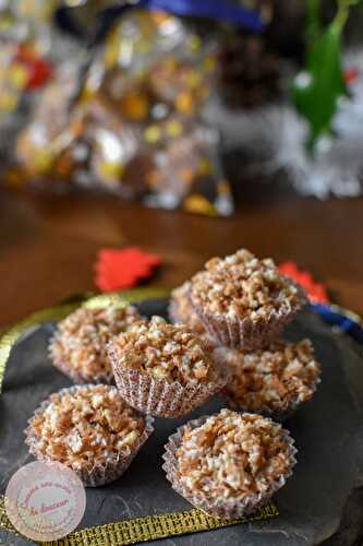 Rochers croquants gourmands ~ Noix de coco & fraise