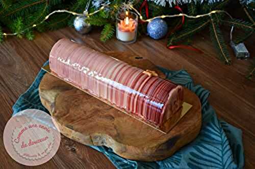 Bûche version #3 2025 ~ Caramel Pécan & Vanille