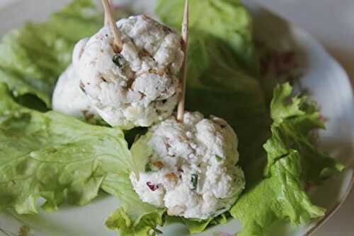 Boulette de chèvre aux noix