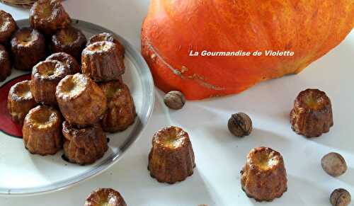 Cannelés potiron et noix