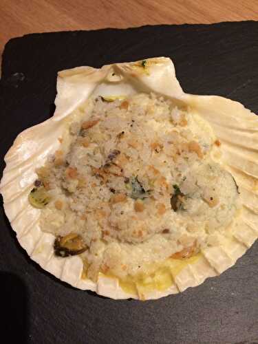 Coquilles de fruits de mer