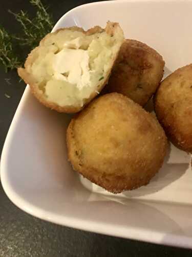 Croquettes de pommes de terre au Chaource