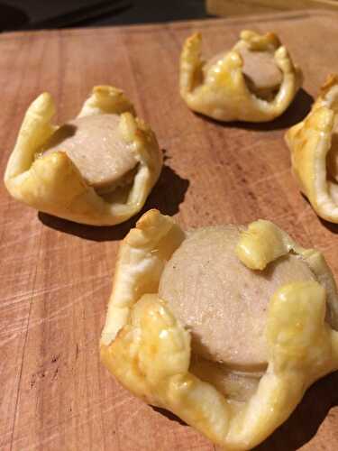 Feuilleté pomme boudin blanc