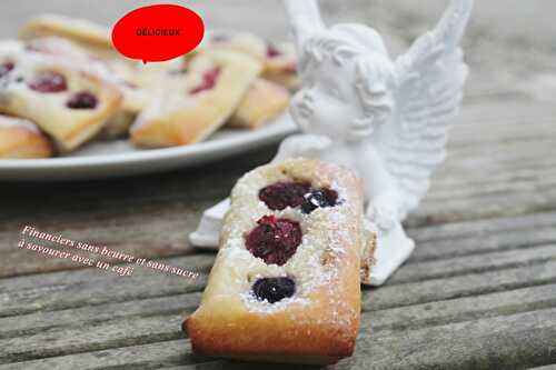 Financiers miel et fruits rouges-Thermomix