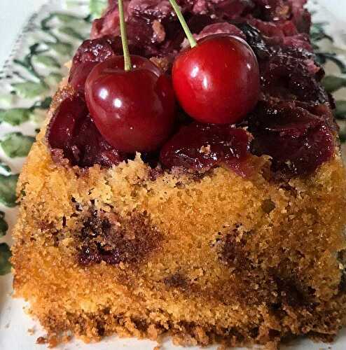 Gâteau renservé aux cerises