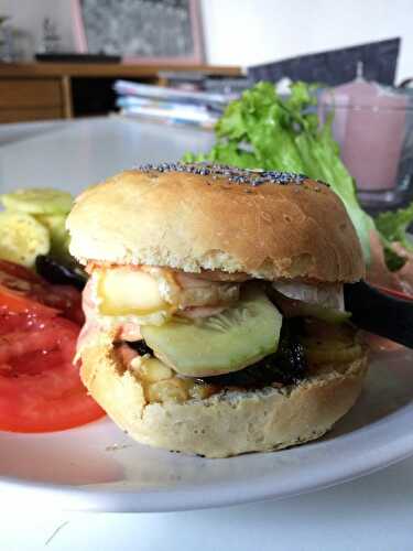 Hamburger aux légumes printaniers