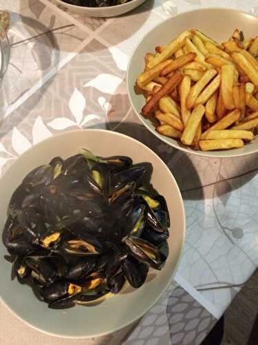 Moules au curry