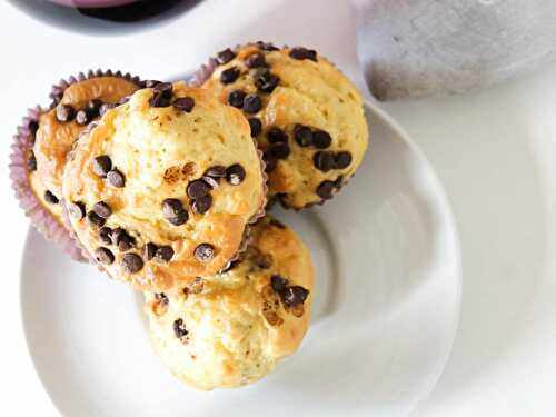 Muffins aux pépites de chocolat-3sp Weight Watchers
