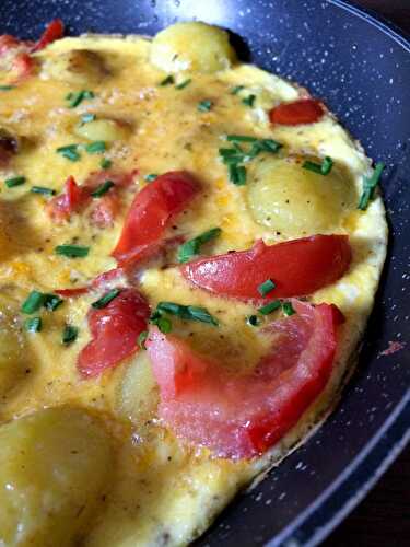 Omelette au fromage blanc - 4 SP weight Watchers