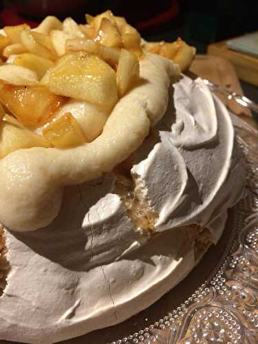 Pavlova au pommes