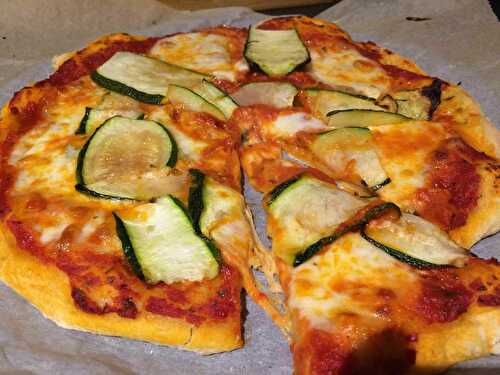 Pizza à la courgette