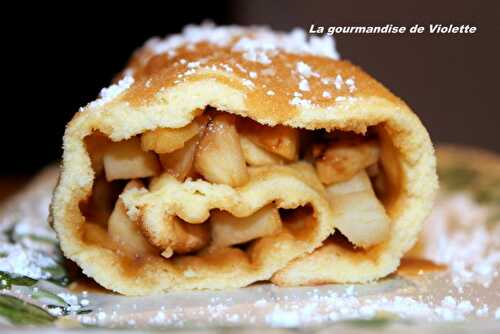 Roulé aux pommes caramel