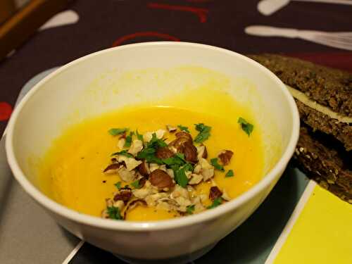 Soupe de Butternut à la noisette