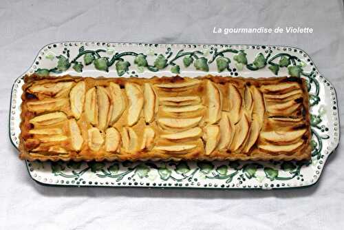 Tarte amandine aux pommes et crème pommes-citron